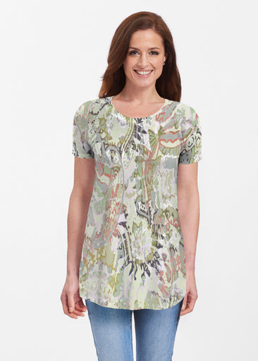 Jungle Escape (19156) ~ Butterknit Short Sleeve Tunic