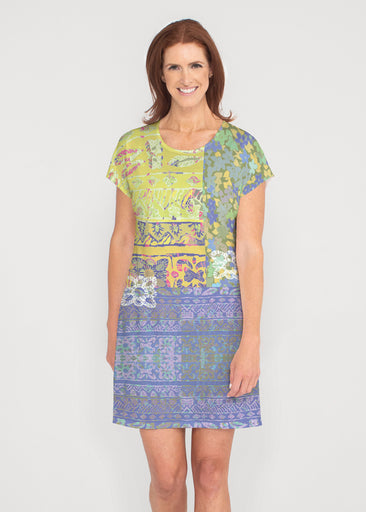 Aspen (19191) ~ French Terry Short Sleeve Crew Dress