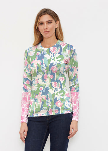 Tiptoe Tulips (20416) ~ Butterknit Long Sleeve Crew Top