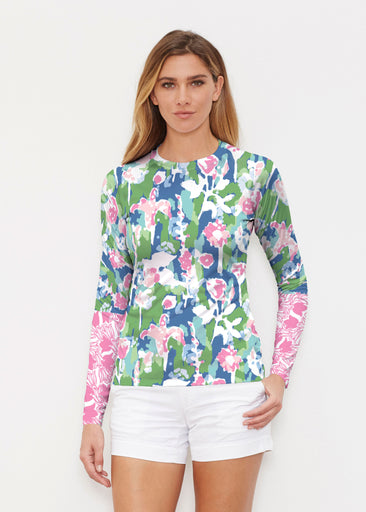 Tiptoe Tulips (20416) ~ Long Sleeve Rash Guard