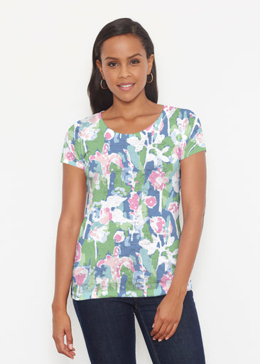 Tiptoe Tulips (20416) ~ Short Sleeve Scoop Shirt