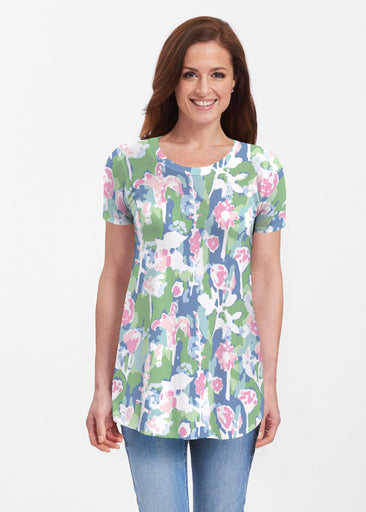 Tiptoe Tulips (20416) ~ Short Sleeve Butterknit tunic