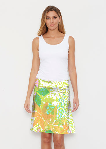 Kauai Lime (2301) ~ Silky Brenda Skirt 21 inch