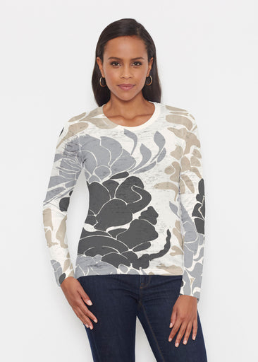 Lotus Grey (23057) ~ Signature Long Sleeve Crew Shirt