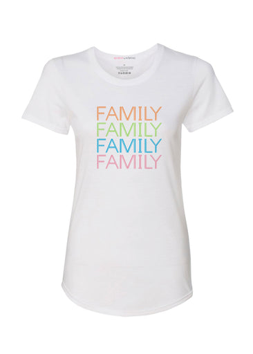 Family (25073PP) ~ Contoured Tri-Blend Scoop Tee