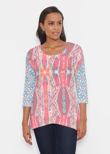 Sedona Sunset (2816) ~ Katherine Hi-Lo Thermal Tunic