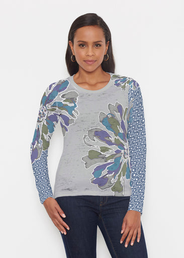 Fanny Grey Mixed (5148) ~ Signature Long Sleeve Crew Shirt