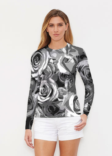 Vintage Rose (5165) ~ Long Sleeve Rash Guard