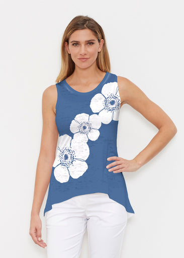 Poppy Navy (7013) ~ Signature High-low Tank