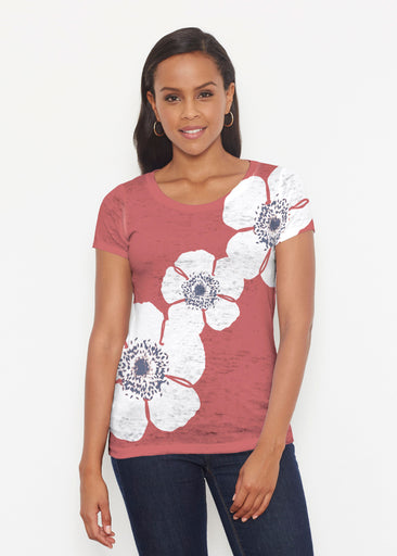 Poppy Red (7015) ~ Signature Short Sleeve Scoop Shirt