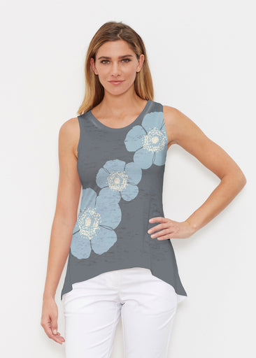 Poppy SteelBlue-Grey (7066) ~ Signature High-low Tank