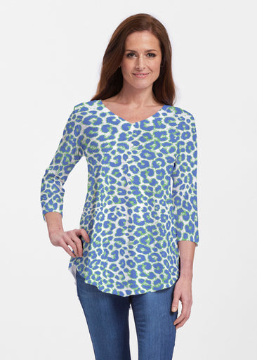 Jaguar Royal (7287) ~ Signature V-neck Flowy Tunic