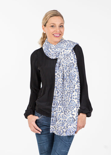 Batik Zebra (7753) ~ Banded Scarf