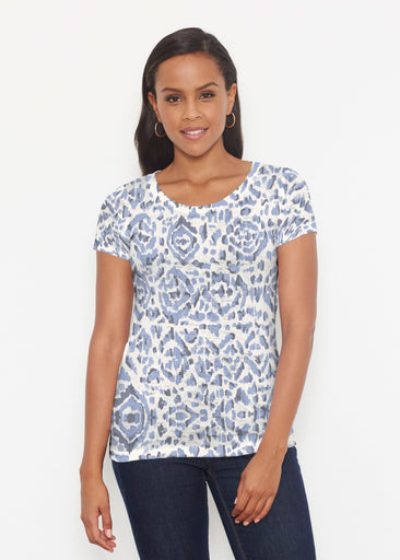 Batik Zebra (7753) ~ Signature Short Sleeve Scoop Shirt