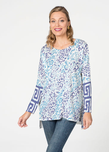 Cat Blue  (7755) Slouchy Butterknit Top
