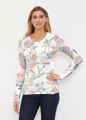 Patterns at Play (7806) ~ Thermal Long Sleeve Crew Shirt