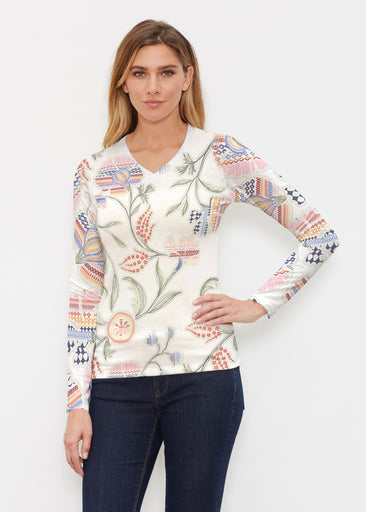 Patterns at Play (7806) ~ Butterknit Long Sleeve V-Neck Top