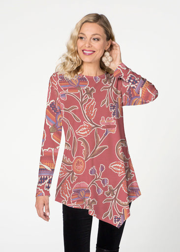 Patterns at Play Apricot (7826) ~ Asymmetrical French Terry Tunic