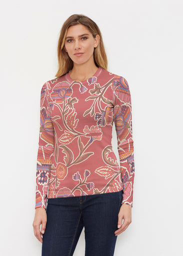 Patterns At Play Apricot (7826) ~ Butterknit Long Sleeve Crew Top