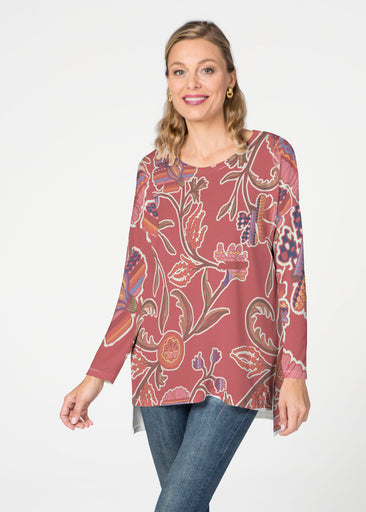 Patterns At Play Apricot (7826) Slouchy Butterknit Top
