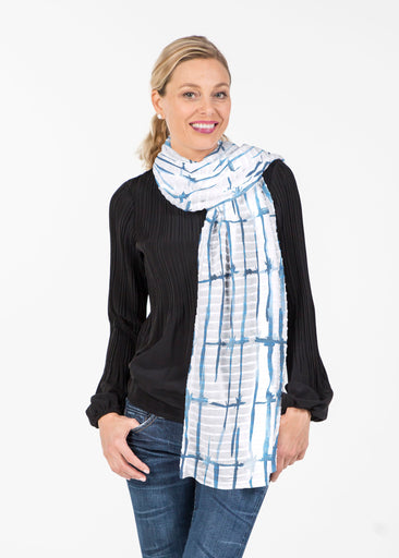 Knotted Tie Dye (7844) ~ Banded Scarf