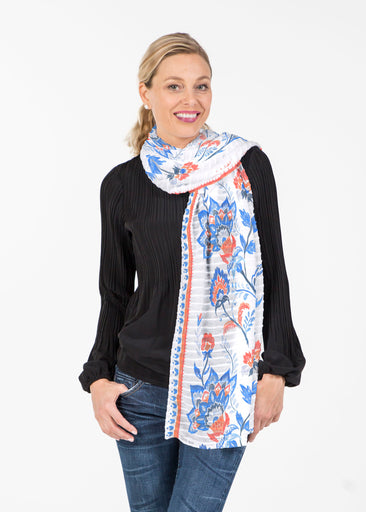 Bohemian Chintz (7847) ~ Banded Scarf