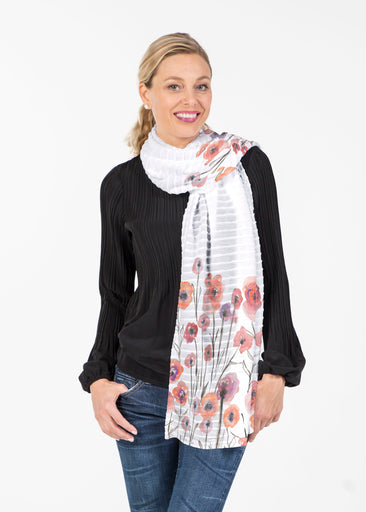 Meadow (7848) ~ Banded Scarf