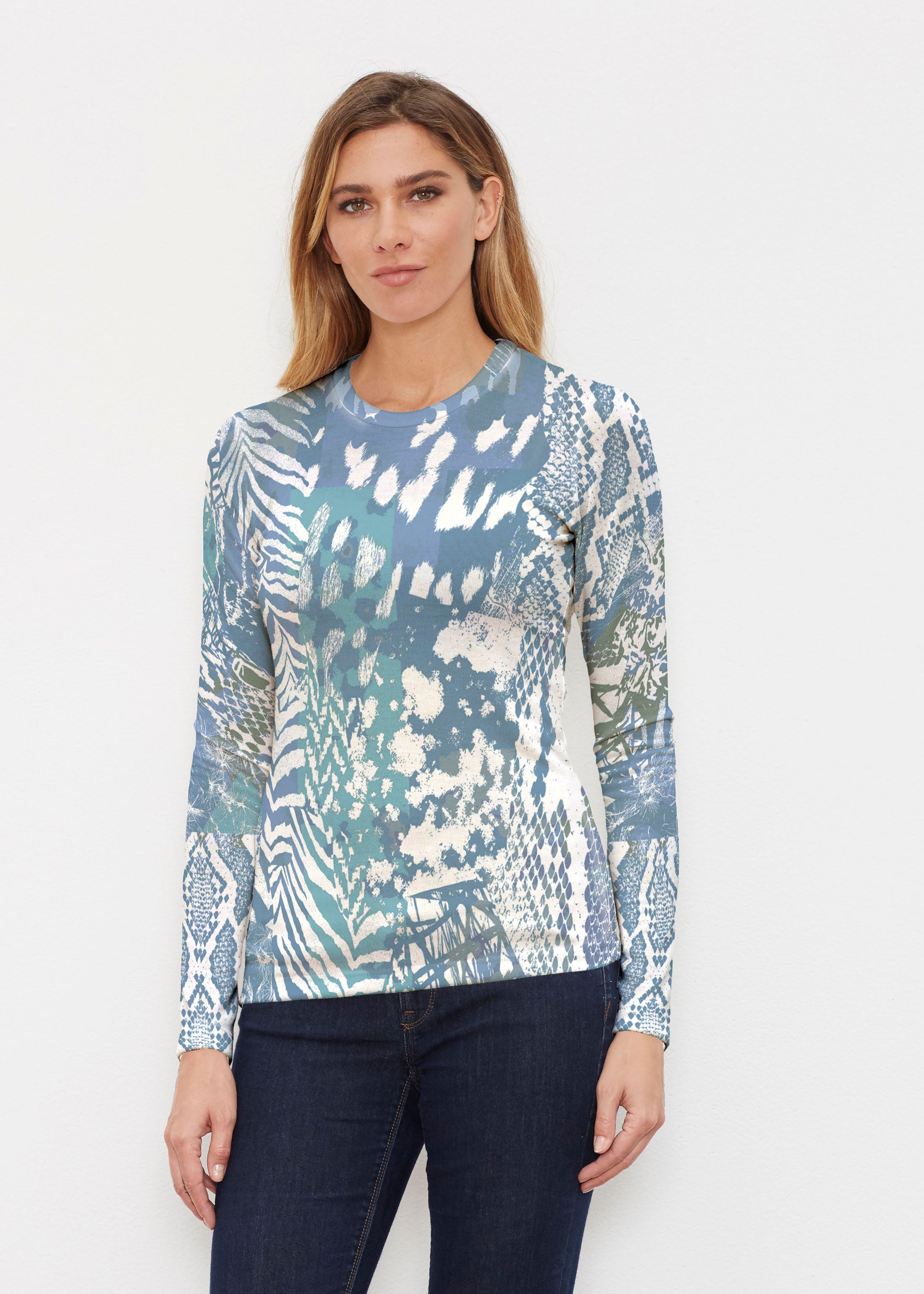 トップス rosymonster  crazy organdy tops Dolores Printed Bodysuit | GUESS Factory
