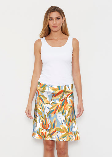 Colorful Palm (7874) ~ Silky Brenda Skirt 21 inch