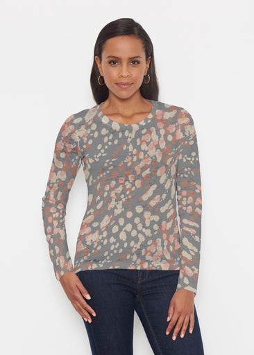 Edgy Splash (7877) ~ Signature Long Sleeve Crew Shirt