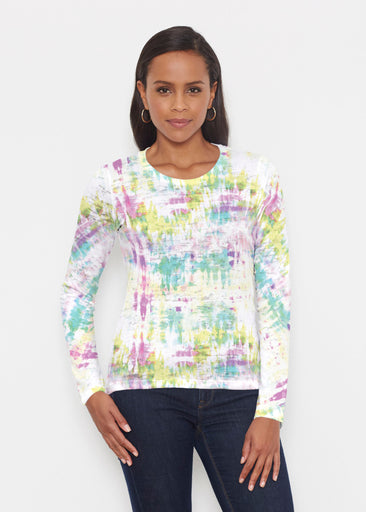 Summer Tie Dye (7878) ~ Signature Long Sleeve Crew Shirt