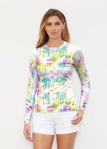 Summer Tie Dye (7878) ~ Long Sleeve Rash Guard