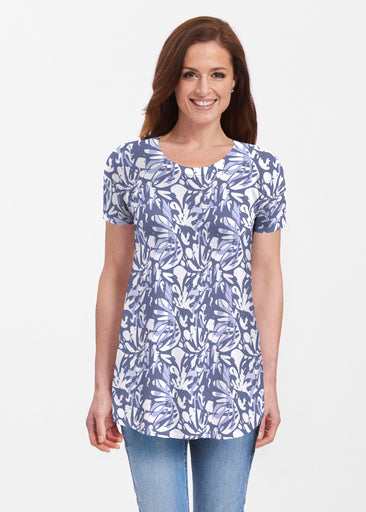 Camouflage Dots (7879) ~ Short Sleeve Butterknit tunic