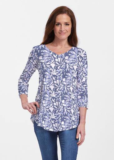 Camouflage Dots (7879) ~ V-neck Flowy Tunic