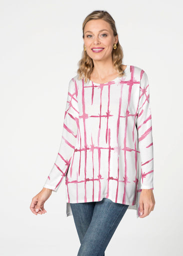 Knotted Pink (7897) ~ Slouchy Butterknit Top