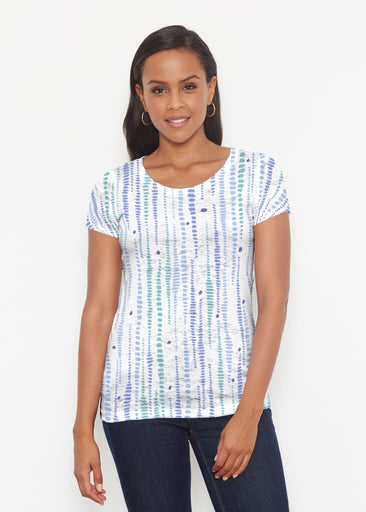 Pebble Dots (7922) ~ Short Sleeve Scoop Shirt