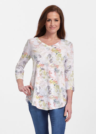 Painters Palette (7928) ~ V-neck Flowy Tunic