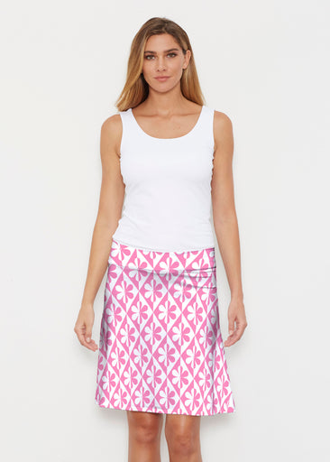 Cosmo Ikat (7933) ~ Silky Brenda Skirt 21 inch