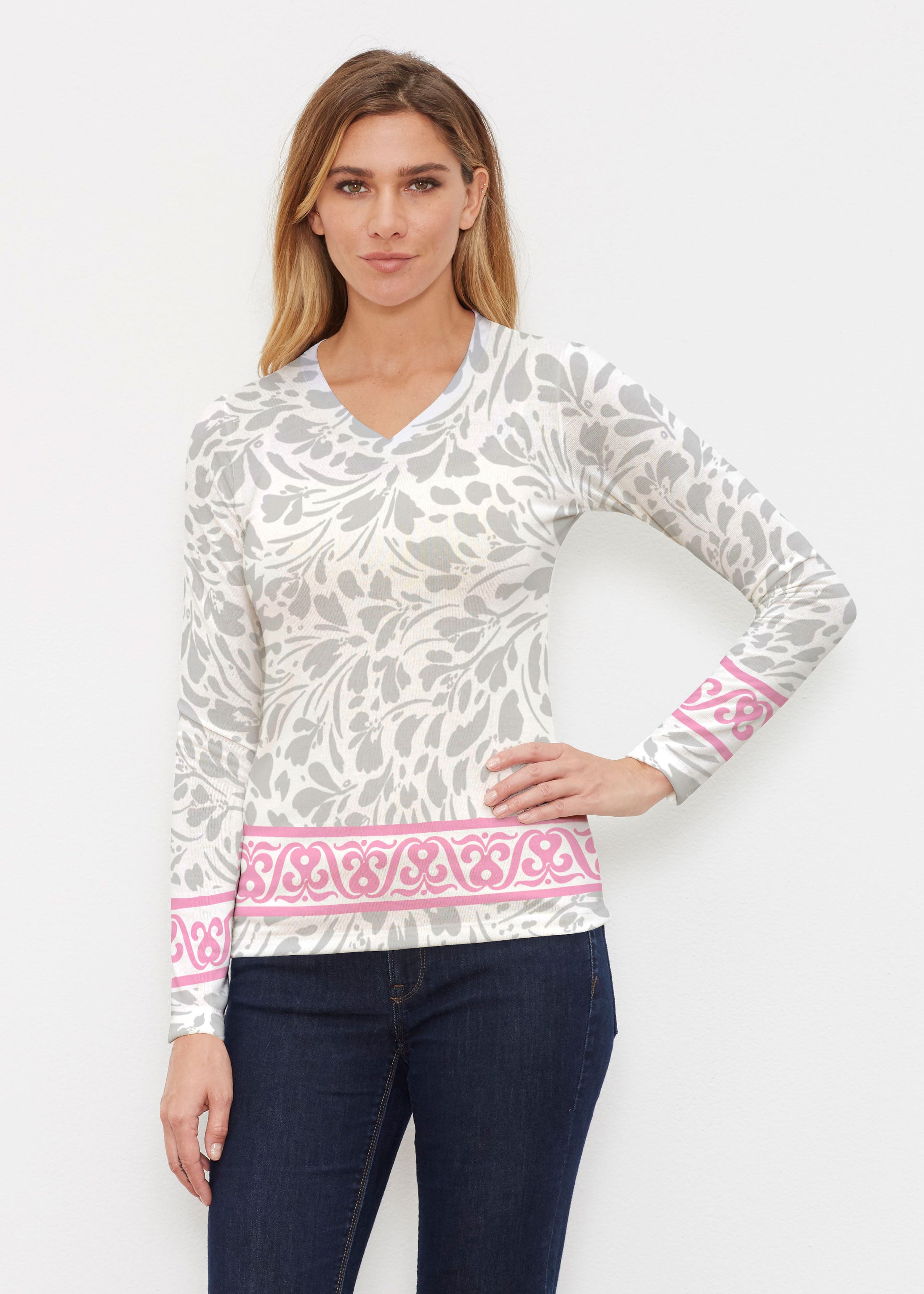 トップス volume hand knit outer Drop-Shoulder Ease – Elizabeth Smith Knits