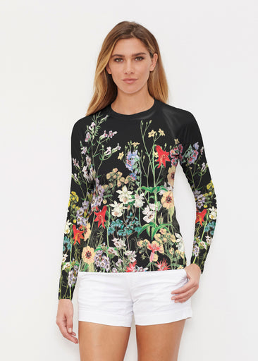 Prairie Black (7971) ~ Long Sleeve Rash Guard