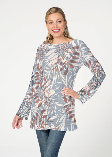 Fall Foliage (8013) ~ Banded Boatneck Tunic