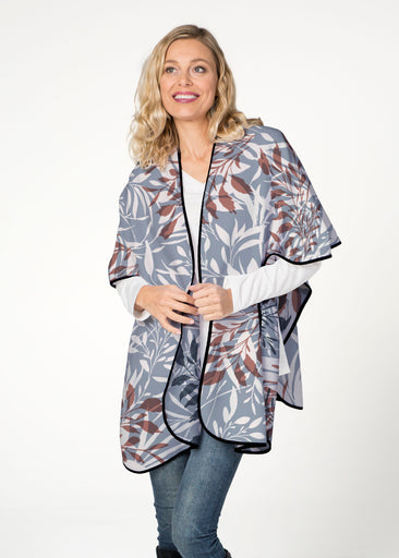 Fall Foliage (8013) ~ Reversible Sweater Fleece Blanket Wrap