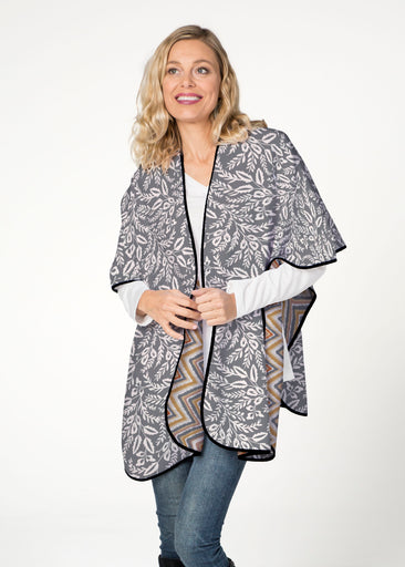 Chevron Vine (8017) ~ Reversible Sweater Fleece Blanket Wrap