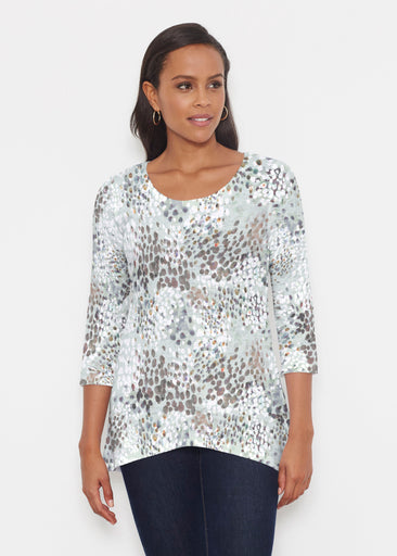 Painted Dots (8020) ~ Katherine Hi-Lo Thermal Tunic