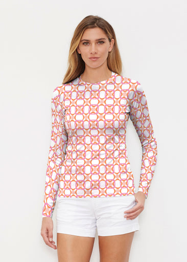 Bangles & Dots (8022) ~ Long Sleeve Rash Guard