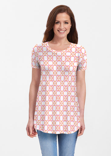 Bangles & Dots (8022) ~ Short Sleeve Butterknit tunic