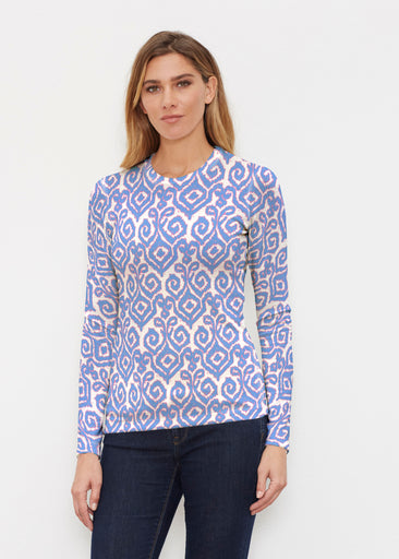 Crayola Royal (8023) ~ Butterknit Long Sleeve Crew Top