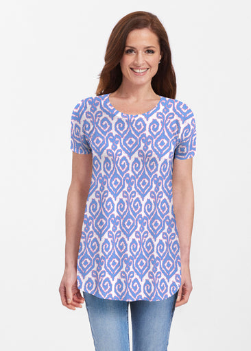 Crayola Royal (8023) ~ Short Sleeve Butterknit tunic