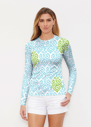 Crayola Aqua- Lime (8029) ~ Long Sleeve Rash Guard