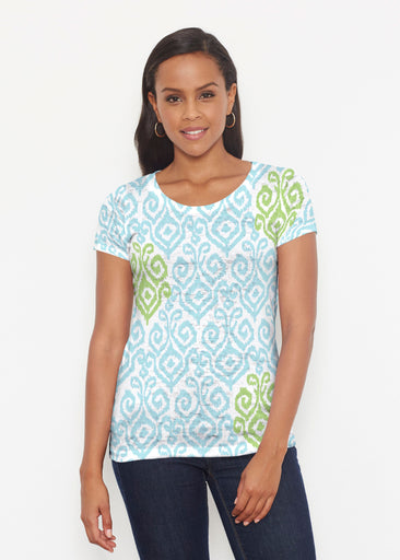 Crayola Aqua- Lime (8029) ~ Short Sleeve Scoop Shirt